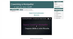 Desktop Screenshot of espace-coworking-montpellier.com